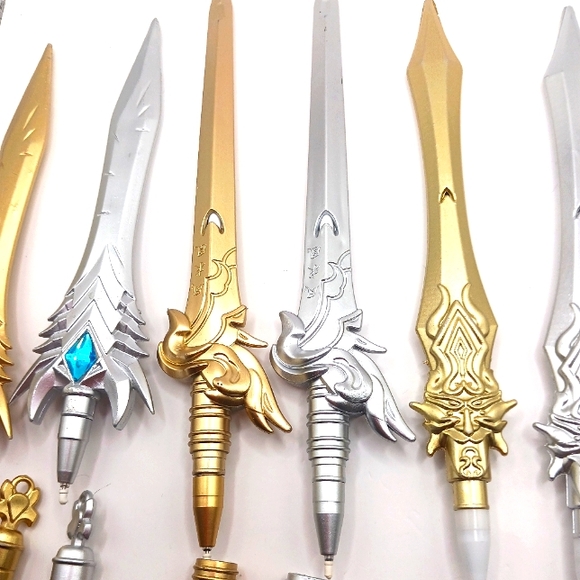 Lot of SIX Gold and Silver Color 7 inch Writing Pen + Letter Openers - Picture 8 of 8